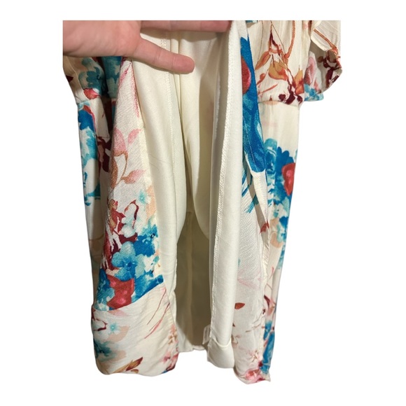 GYPSIES & MOONDUST Western spaghetti strap cold shoulder floral print dress - Picture 10 of 13